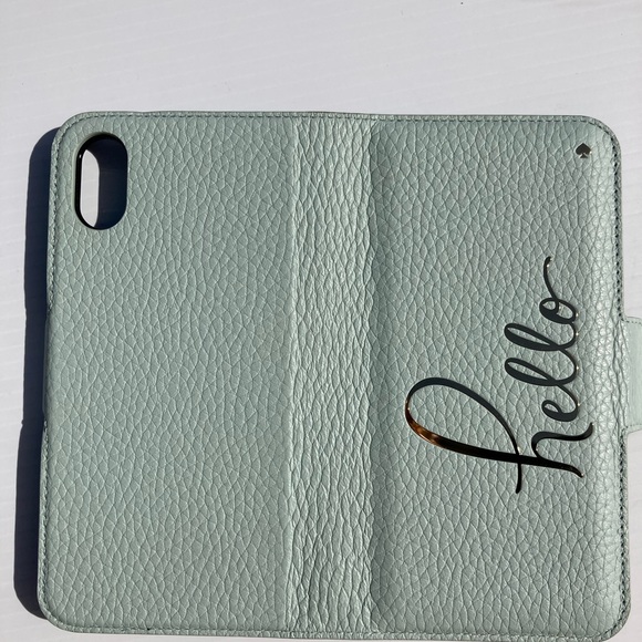 Gorgeous Kate Spade “hello” 2 card iPhone case - Picture 12 of 13